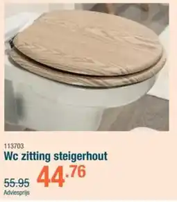 Cevo Wc zitting steigerhout aanbieding