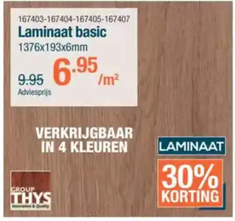 Cevo Laminaat Basic aanbieding