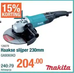 Cevo Makita Haakse slijper aanbieding