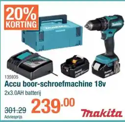 Cevo Makita Accu boor schroefmachine 18v aanbieding