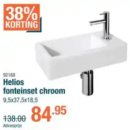Cevo Helios fonteinset chroom aanbieding