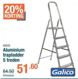 Cevo Aluminium trapladder 5 treden aanbieding