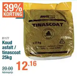 Cevo Koud asfalt / tinascoat aanbieding