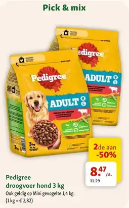 Maxi Zoo Pedigree droogvoer hond aanbieding