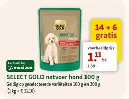 Maxi Zoo Select Gold natvoer hond aanbieding