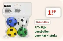 Maxi Zoo Fit+fun voetballen voor kat aanbieding