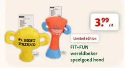 Maxi Zoo Fit+fun wereldbeker speelgoed hond aanbieding