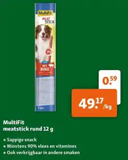 Maxi Zoo MultiFit meatstick rund aanbieding