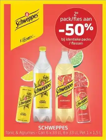 BelBev Schweppes aanbieding