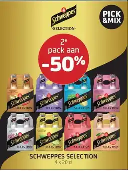 BelBev Schweppes selection aanbieding