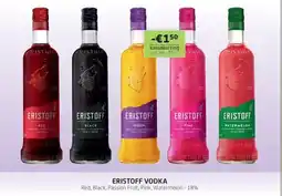 BelBev Eristoff vodka aanbieding
