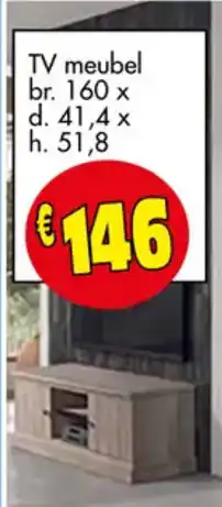 Budget Meubelen TV meubel aanbieding