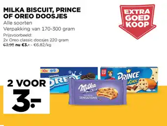 Milka Biscuit, Prince of Oreo Doosjes