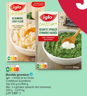 Delhaize Bereide groenten aanbieding