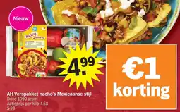Albert Heijn Ah verspakket nacho's mexicaanse stijl aanbieding