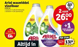 Kruidvat Ariel wasmiddel vloeibaar aanbieding