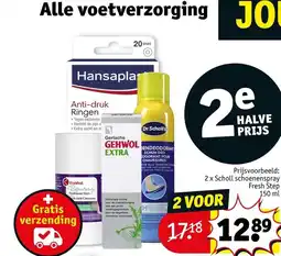 Kruidvat Alle voetverzorging aanbieding