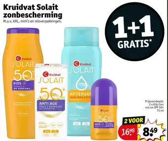 Kruidvat Kruidvat Solait zonbescherming aanbieding