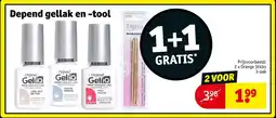 Kruidvat Depend gellak en Tool aanbieding