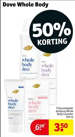 Kruidvat Dove Whole Body aanbieding