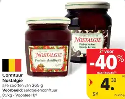 Carrefour Confituur Nostalgie aanbieding