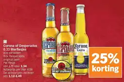 Albert Heijn Corona of Desperados aanbieding