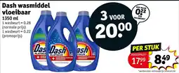 Kruidvat Dash Wasmiddel Vloeibaar aanbieding