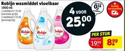Kruidvat Robijn Wasmiddel Vloeibaar aanbieding