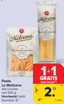 Carrefour Pasta La Molisana aanbieding