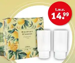 Kruidvat L'Oreal Mocktail Glasses aanbieding