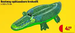 Kruidvat Bestway Opblaasbare Krokodil aanbieding
