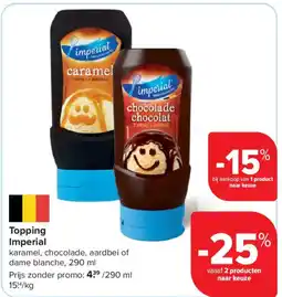 Carrefour Topping imperial aanbieding