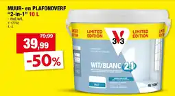 Hubo Muur- en plafondverf aanbieding