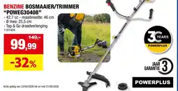 Hubo Benzine bosmaaier/trimmer "POWEG30408" aanbieding