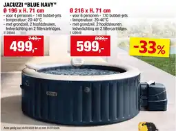 Hubo Jacuzzi Blue Navy aanbieding