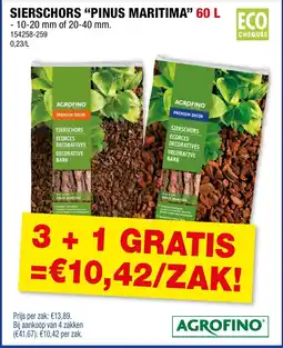 Hubo Agrofino Sierschors Pinus Maritima aanbieding
