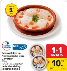 Carrefour Scharrolletjes op normandische wijze carrefour aanbieding