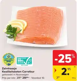 Carrefour Zalmhaasje kwaliteitsketen carrefour aanbieding