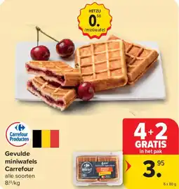Carrefour Gevulde miniwafels carrefour aanbieding