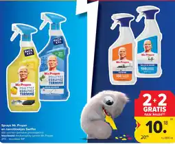 Carrefour Sprays mr. proper en navuldoekjes swiffer aanbieding