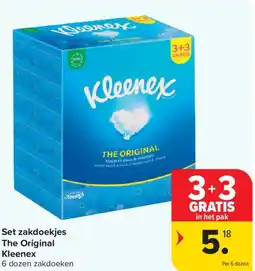 Carrefour Set zakdoekjes The Original Kleenex aanbieding