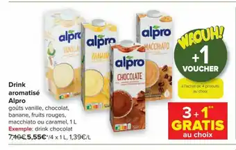 Drink aromatise Alpro 4 x 1 L