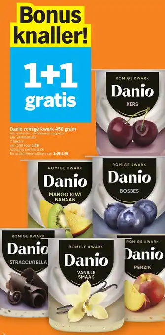 Albert Heijn Danio romige kwark aanbieding