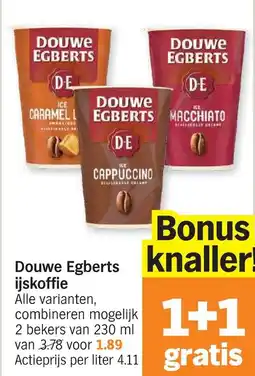 Albert Heijn Douwe egberts ijskoffie aanbieding