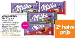Albert Heijn Milka chocolade aanbieding