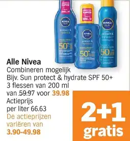 Albert Heijn Alle nivea aanbieding