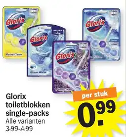 Albert Heijn Glorix toiletblokken single-packs aanbieding