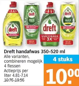 Albert Heijn Dreft handafwas aanbieding