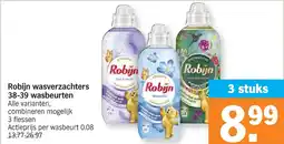 Albert Heijn Robijn wasverzachters aanbieding