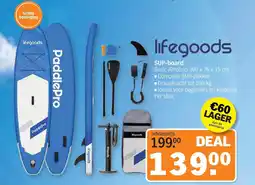 Albert Heijn Paddlepro lifegoods sup-board basic aanbieding